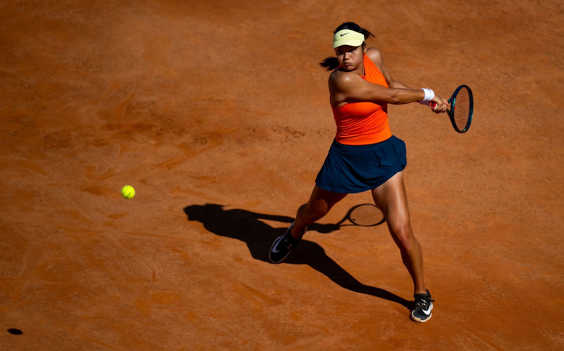 Emma Raducanu at the Internazionali BNL D'Italia 2025 - Day Eight - Source: Getty